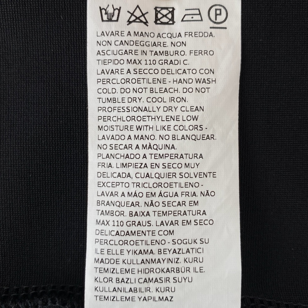MARELLA | Black Short Sleeve Midi Dress with Mesh Accents - Picture 10 of 15